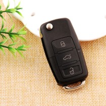 Iron PLC iron boss general remote control modification key pair copy learning car folding key remote control Volkswagen
