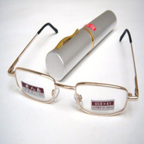 Portable pen holder reading glasses for men and women resin comfortable folding presbyopia glasses German elegant simple anti-fatigue