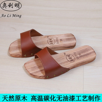 Olimin 2019 Summer new wood Footwear Women Flat Wood Slippers Summer Home Cool Slippers Special