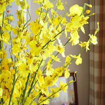 Phalaenopsis Manxinlan Dancing orchid high imitation flower silk flower living room decoration 90cm fake flower Floor flower 6pcs