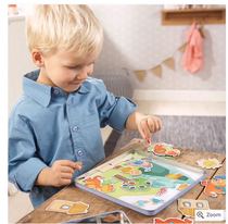 German HABA puzzle game 3 years old children early education toy magnetic puzzle puzzle puzzle spelling 301949 Dragon Knight early education