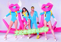 New Bar Nightclub DJ Angels Sexy Big Mouth Exaggerated Party Performance Dress