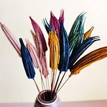 Natural dried flower decorative flower simulation flower Yunnan dried flower real flower living room inserted flower art shooting props