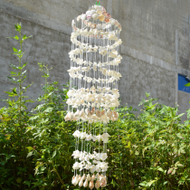 White shell wind chimes conch hanging balcony bedroom decoration creative girls childrens room hanging spring and