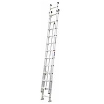 Stable aluminum alloy two-section extension ladder Model D1216-2--D1220-2--D1224-2--D1228-2