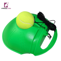 Tennis trainer beginners single tennis racket trainer automatic rebound with rope cord tennis ball