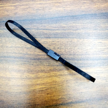 Black rectangular ribbon double plug universal clothing hanging grain tag rope FSI spot supply factory direct sales accessories