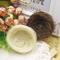 Rattan Birds Nest artificial birds nest shooting props photography props Taobao photo props ornaments decorations