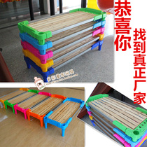 Kindergarten bed Childrens toy bed stacking bed Kindergarten plastic bed wholesale small bed Professional bed Nap bed