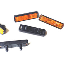 Bicycle pedal safety reflective strip mountain bike pedal aluminum alloy ball pedal reflector