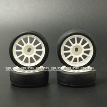 MINI-D wheel set 12 racing tire skin 1 28RC four-wheel drive AWD rear drive RWD racing model remote control car