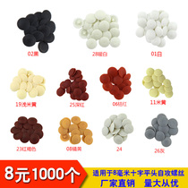 Wardrobe nails Decorative cap nails Plastic fasteners Paint-free plate Eco Cross Cabinet Screws 12mm plastic cover