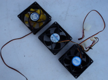 Three 8CM Chassis Fans GlacialTech GT8025-EDLA1 fan and Overclocking 3 silent fan