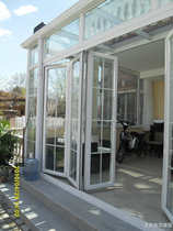 Chengdu broken bridge aluminum doors and windows sealed high-grade indoor folding door living room swing door