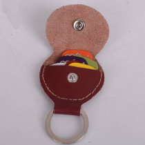 Guitar paddle bag leather paddle sleeve electric guitar paddle holder electric bass liuqin zhong ruan shrapnel bag