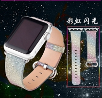 Apply Apple Watch7 Apple Watch strap watch with iwatch456 sparkling strap 123 wristband SE strap