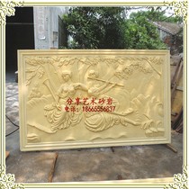 Artificial sandstone relief Bar club living room European Creo and Dali wall decoration sandstone spray water landscape sculpture