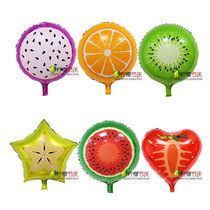 Birthday Party Wedding wedding ceremony Wedding Ceremony Arrangement Aluminum Film Styling Balloon Orange Watermelon Kiwi Fire Dragon Fruit Strawberry
