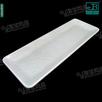 US and Japan Garbo A5 material melamine tableware imitation porcelain plate rectangular dish soup plate 12 inch plate engraved B459
