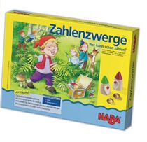 Germany haba4559 childrens educational toy board game digital dwarf 5 years old memory calculation tactile
