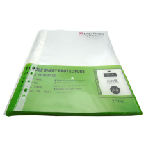 XC303 eleven holes File bag File Protection Page punching folder Inner page loose-leaf bag 100 thin 3C