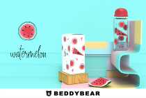 Cup with bears 2018 new and wind-language fisherman hat young fashion hat cover glass water glass with its own cup sleeve