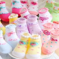 Candy Color Newborn Male And Female Baby Socks Spring Autumn Baby Socks Cute Pure Cotton Thin Socks
