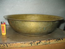 Miscellaneous copper parts-collectibles old bronze washbasin-
