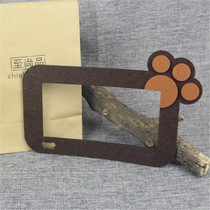 Zhishangpin felt switch double Open Cartoon creative non-stick switch sticker environmental switch socket protective cover