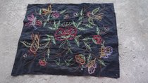 Xiangyin Pavilion Looking for Zhiyin Dong embroidery cotton thread hand embroidered whole sheet 45 * 36cm b-2030