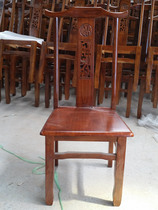 Chinese style minimalist solid wood chair home dining chair computer chair close to back chair solid wood retro antique chair restaurant