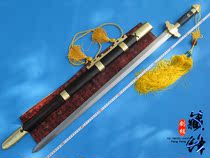  Longquan Tibetan dragon sword Sword pattern steel handmade fine point flower town house package copper sword without blade