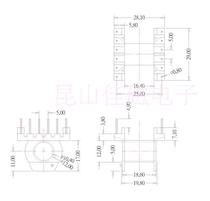 The bagel skeleton EC2828 horizontal 6 6 has a matching core for sale ER2828