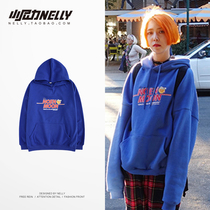 Spring and autumn sweater men hoodie Korean version of the tide brand student loose hip-hop trend chic early autumn top lazy jacket