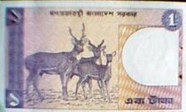 (Asia) new Inc Bangladesh 1 taka 1 yuan face value foreign banknote coins