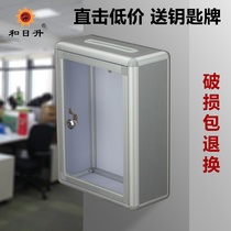 Hiriseng (large) acrylic transparent box without words box opinion box mail box drop
