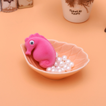 New animal ring box seahorse jewelry box Cartoon ring box Wedding earrings Jewelry box Gift box