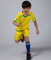 Childrens clothing Boys summer suit Childrens jersey Middle and large children Primary school football sportswear Fat adult short-sleeved shorts