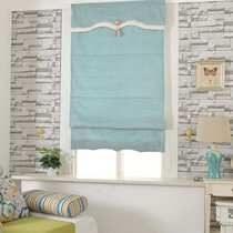 Spring South custom roller curtain curtain chenille blackout Roman curtain folding curtain bedroom study partition fan curtain