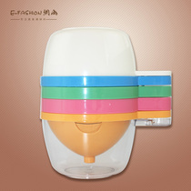 Creative Multifunction Six All-in-one Juicer Mini Small Manual Juicer Grinding Funnel Filter Egg Clear Tool