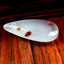 Big clearance Madagascar natural flower agate Violet small drops simple pendant women necklace