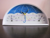 ATEX ARTEX Clock alarm Clock 39203 thermometer hygrometer silent seat clock Study personalized creative bedside