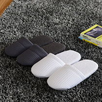 Hotel Hotel Club Waffle Cotton Towel Soft Silent Non-slip Thickened Home Hospitality Floor Slippers