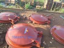 Opening and closing machine gate cast iron slapping door DN800 stainless steel composite slapping door hand electric opener steel gate