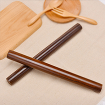 Jingji Ebony rolling pin solid wood medium roller press noodle dumpling skin rolling noodle stick baking standing kitchen tools