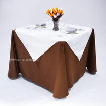 Custom restaurant Hotel restaurant Hotel Square tablecloth tablecloth Skirt Square tablecloth White round coffee purple red