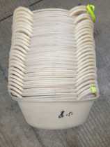 Grey basin clay mortar basin plastic basin for plastering for construction engineering gray basin with a diameter of 390 * about 140 high