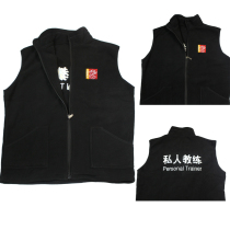 Personal trainer vest Asian body private teaching clothing Coach Vest Fitness trainer clothing Private teaching overalls Private teaching horse clip