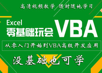 excel vba video tutorial office automation multimedia learning VBA macro program 0 basic tutorial self-study