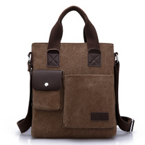 2021 new mens bag Korean business casual mens Hand bag shoulder bag crossbody backpack canvas mens bag